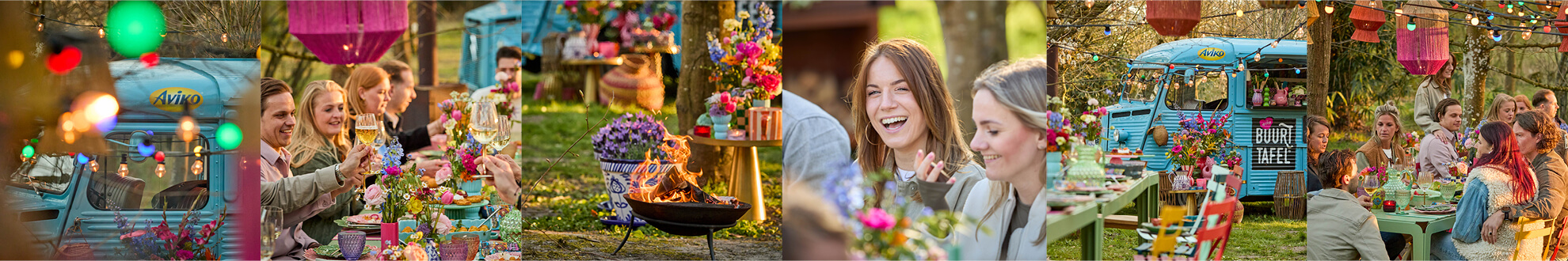 Sfeerbeelden Aviko Buurttafel